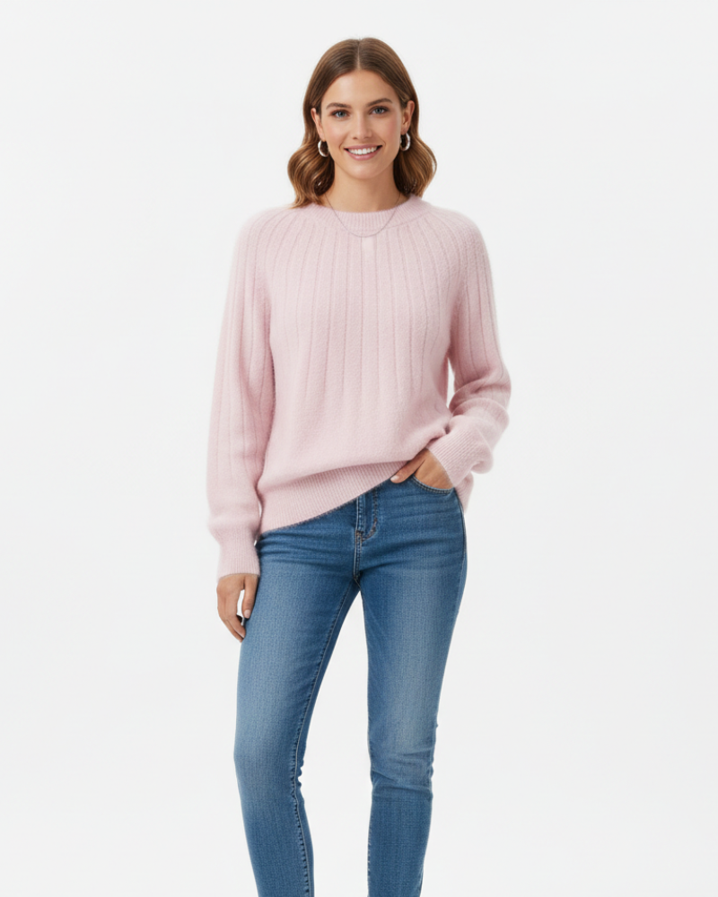 Aria Træk Vinter Kashmir – Varm Trøje, Elegant Snit & Daglig Komfort