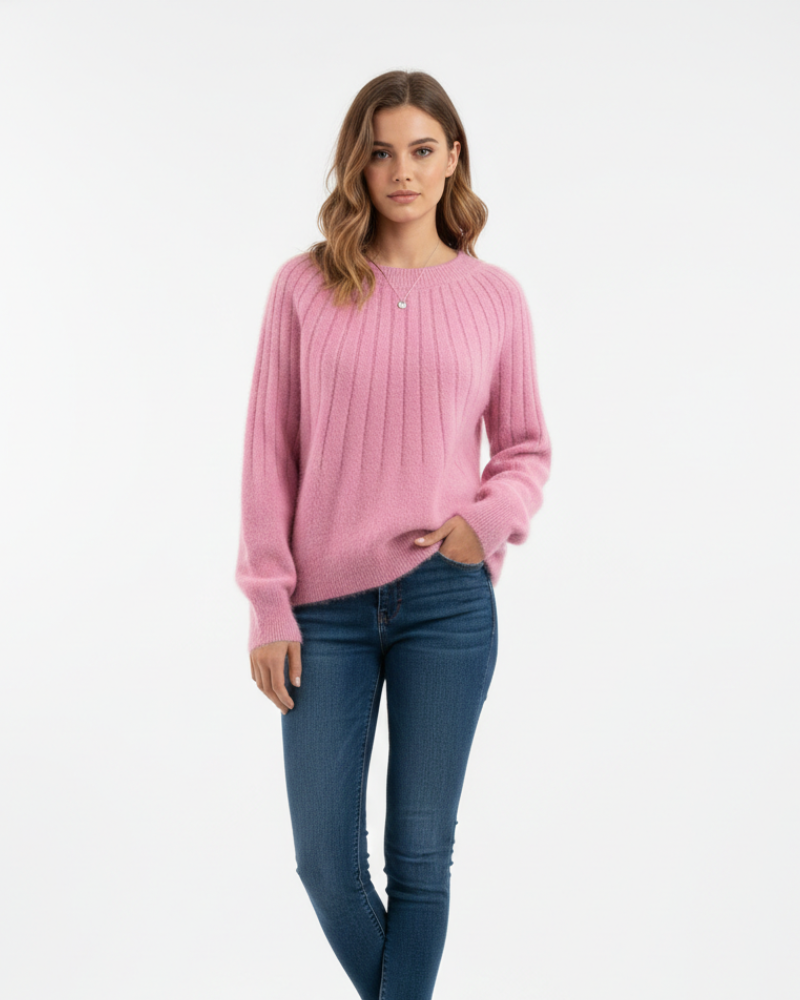 Aria Træk Vinter Kashmir – Varm Trøje, Elegant Snit & Daglig Komfort