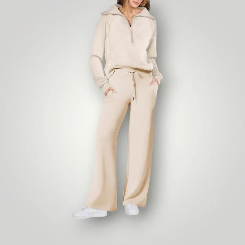 Ellie Ensemble Loungewear Femme – Set casual confortabil cu croială elegantă și țesătură moale