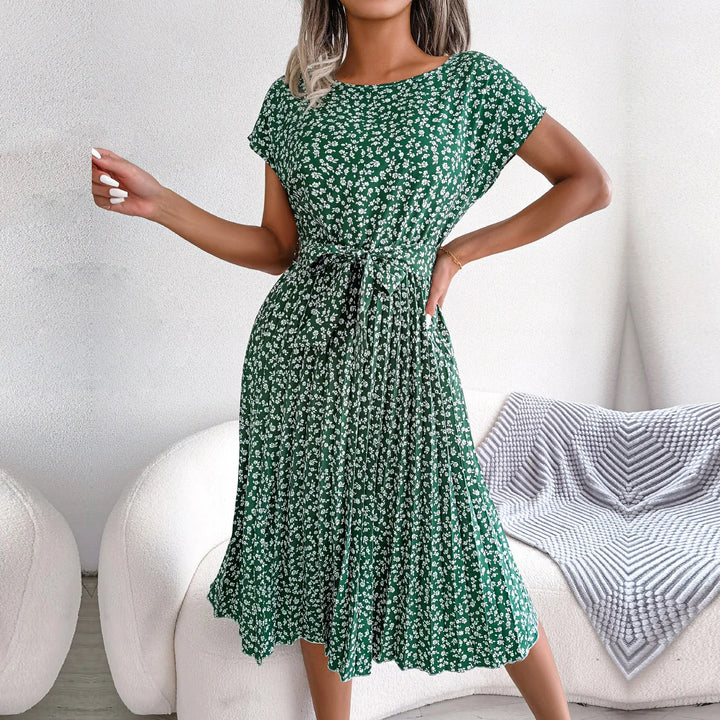 Julia Robe Été Femme – Robe Fleurie Légère à Coupe Ample & Encolure Dégagée