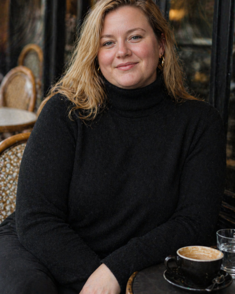 Luz Pull Femme Curvy Grande Taille – Col Roulé Cachemire Premium Maille Douce Chaude Élégante