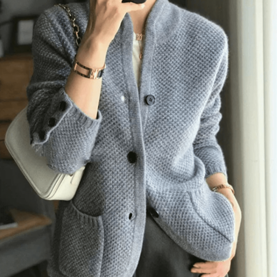 Xyla Cardigan Femme – Cardigan confortabil și sofisticat cu stil elegant și confortabil