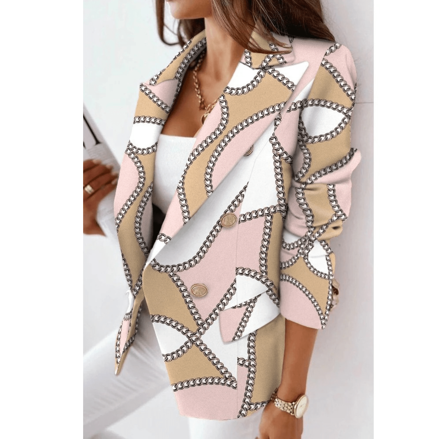 Marie Blazer Femme – Jakke med reverskrave og figursyet pasform i elegant premiumstof