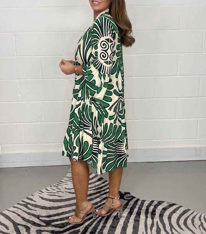 Zomerse jurk voor dames Olivia – lichte elegante jurk met flatterende pasvorm voor elke gelegenheid