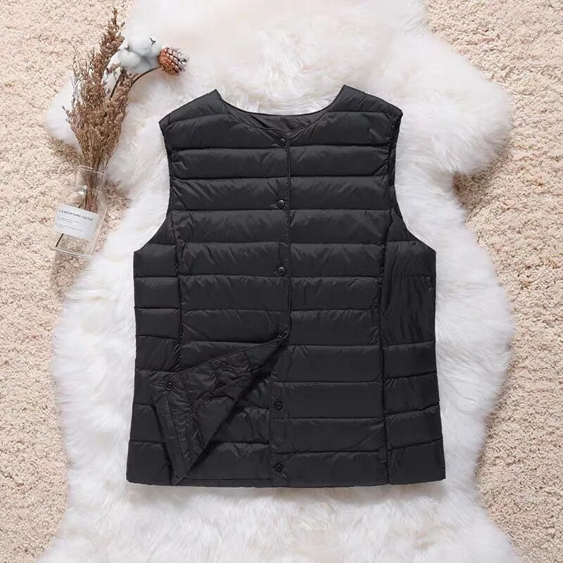 Zoe Femme Gilet Impermeabil – Ușor, Polivalent & Elegant cu Buzunare Practice