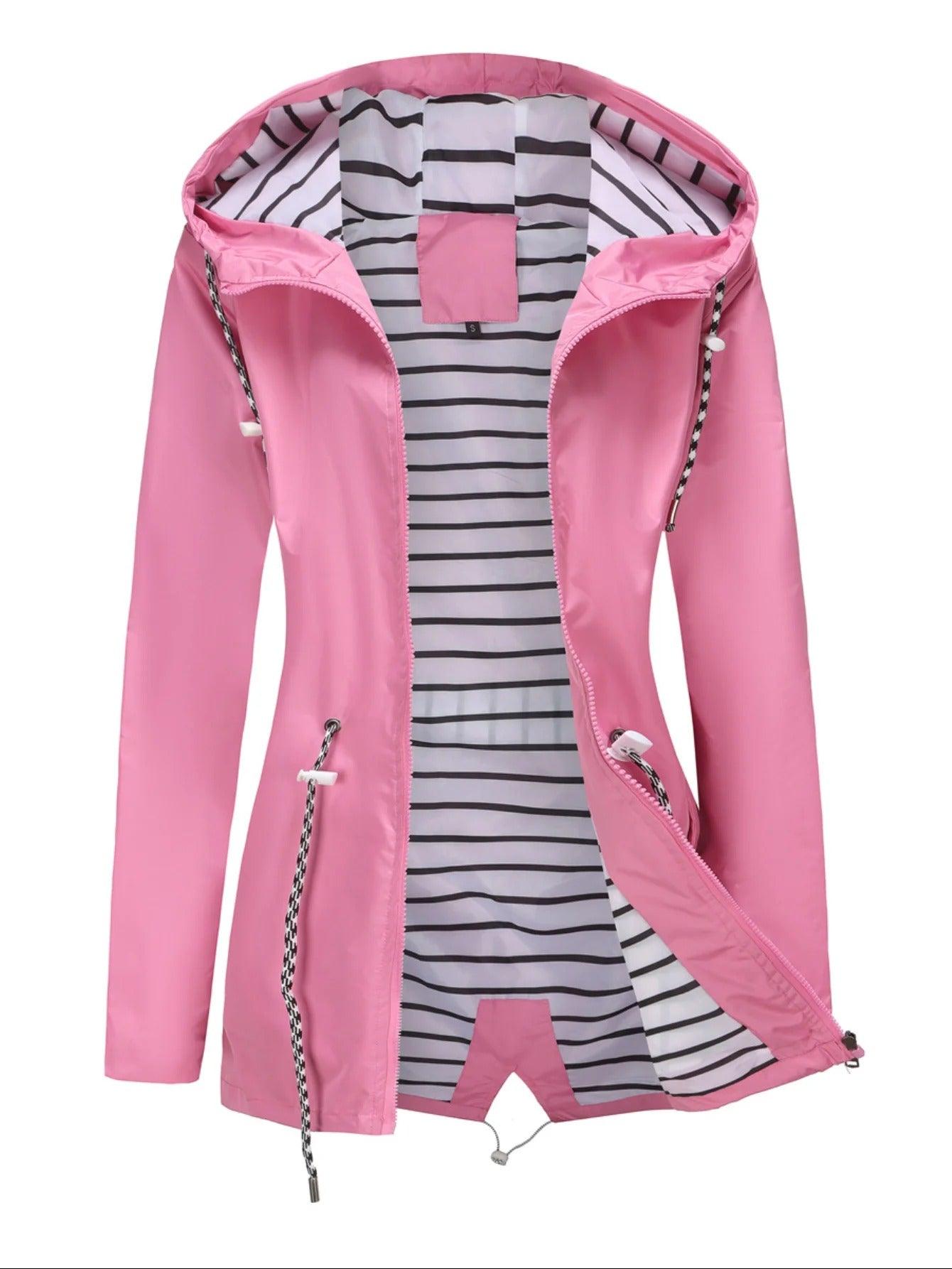 Arianna Dámska Nepremokavá Vesta – Ľahký Kabát s Kapucňou a Pohodlnou Podšívkou na Jeseň