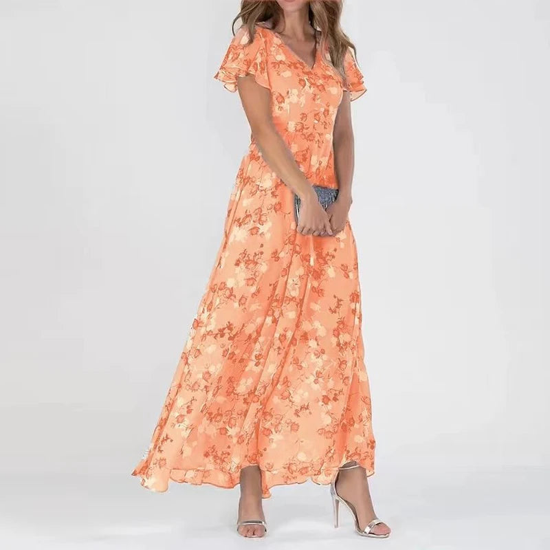 Jill Robe Midi Élégante Femme – Coupe Flatteuse en Tissu Haut de Gamme pour Toutes Occasions