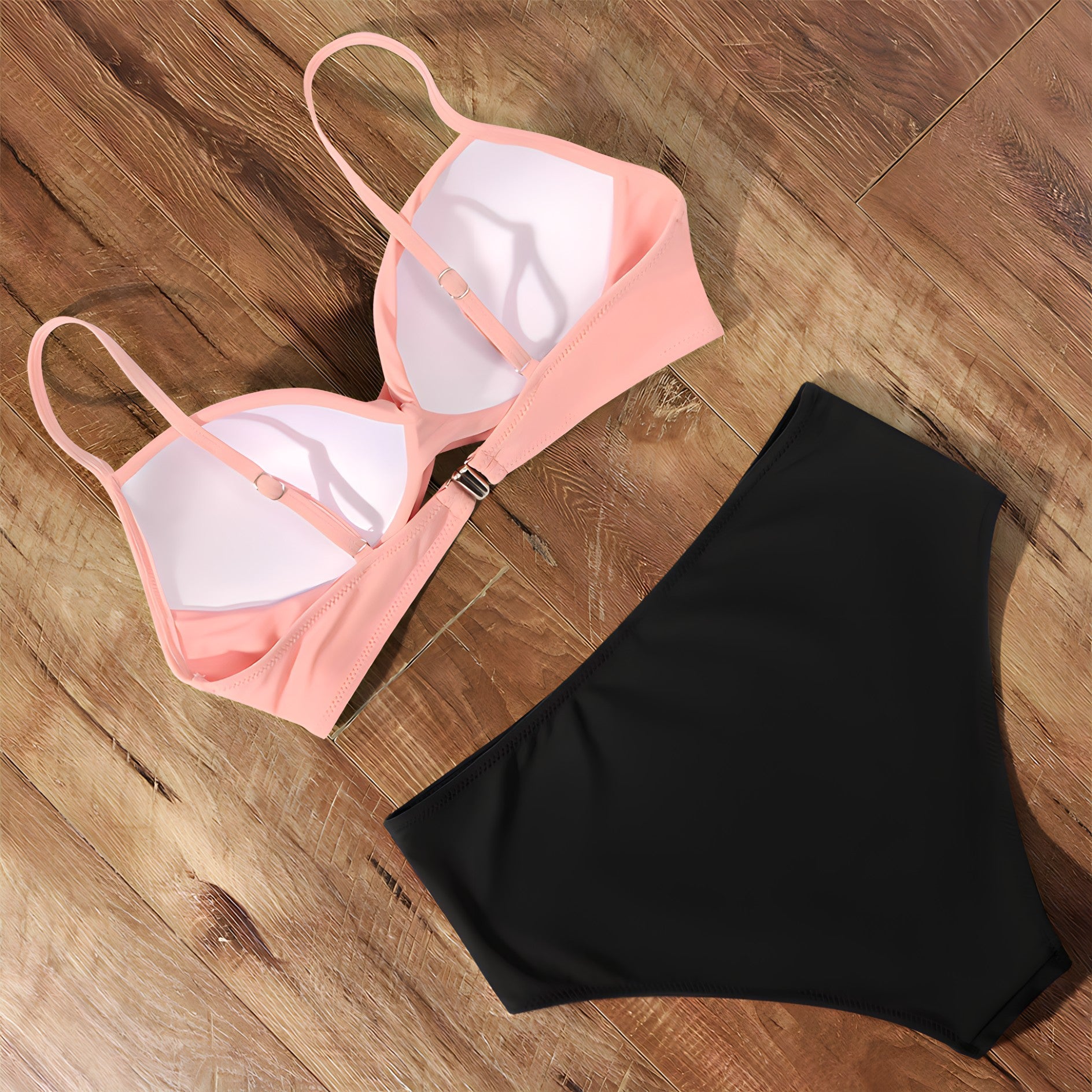Ensemble Bikini Femme Sigrun – Maillot Taille Haute avec Bretelles Réglables & Coupe Flatteuse