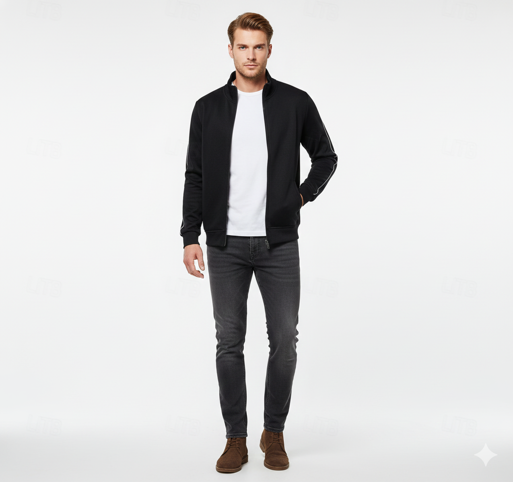 Julien Chaleco Hombre Polivalente – Corte Ajustado y Estilo Funcional Atemporal