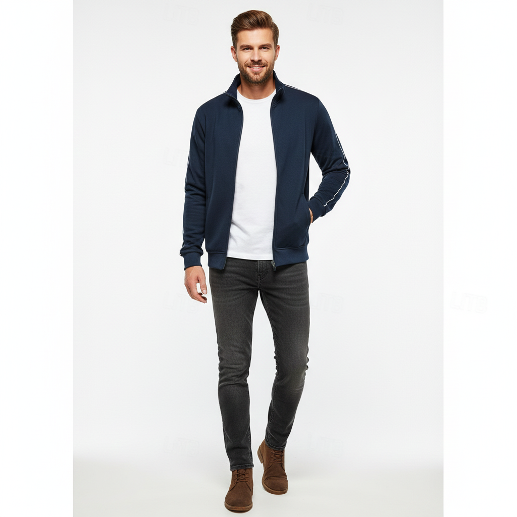 Julien Chaleco Hombre Polivalente – Corte Ajustado y Estilo Funcional Atemporal