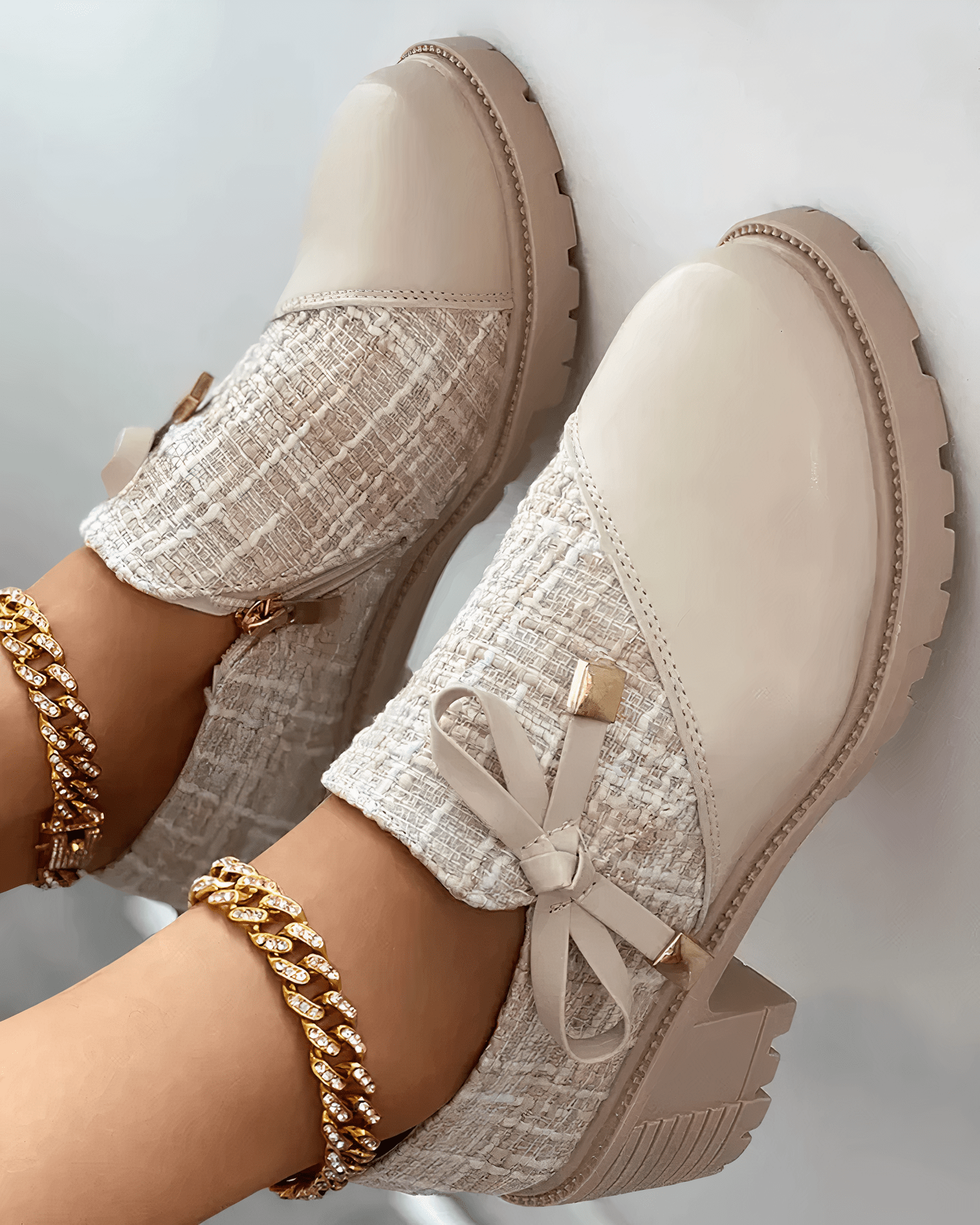 Tiana Elegante Mocassins Dames – Stijlvolle schoenen met lage hak voor werk, evenementen & dagelijks comfort