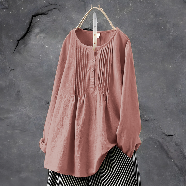 Blouse Oversize Femme Vanessa – Chic løs top i premium stof til alle lejligheder
