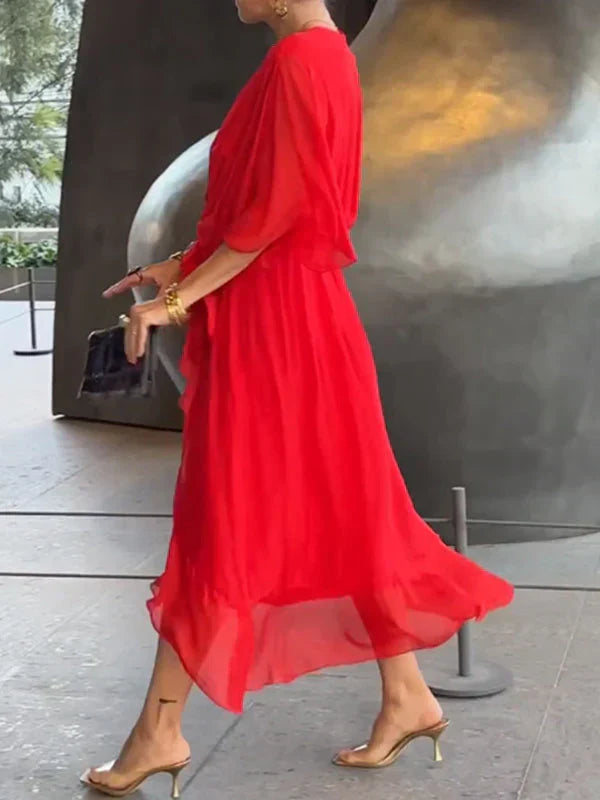 Abigail Robe Femme – Elegant og alsidig kjole med stilfulde detaljer til arbejde & weekend