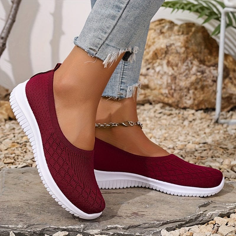 Dámske slip-on tenisky Dina – Ľahké, pohodlné, priedušné a pružné topánky bez šnúrok