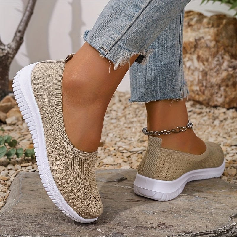 Dámske slip-on tenisky Dina – Ľahké, pohodlné, priedušné a pružné topánky bez šnúrok