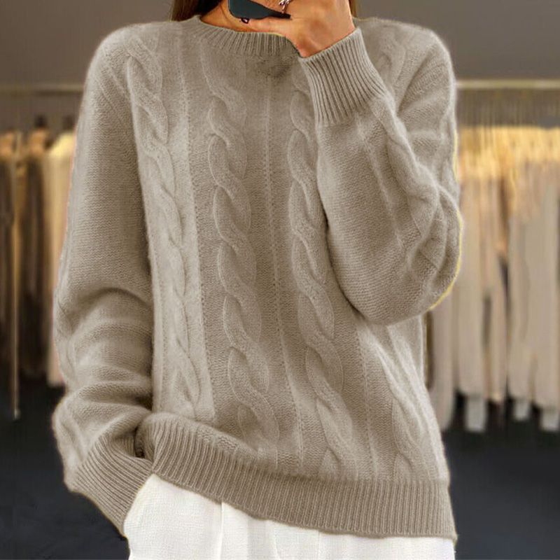 Michelle Pull Woman Winter Knitted – Soft Warm Knit & Modern Chic Style