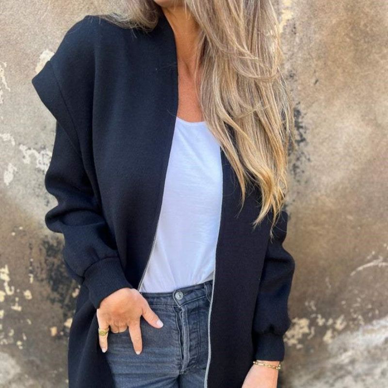 Juliana lentejas voor dames – lichtgewicht minimalistische jas met ritssluiting en comfortabele pasvorm voor dagelijks gebruik