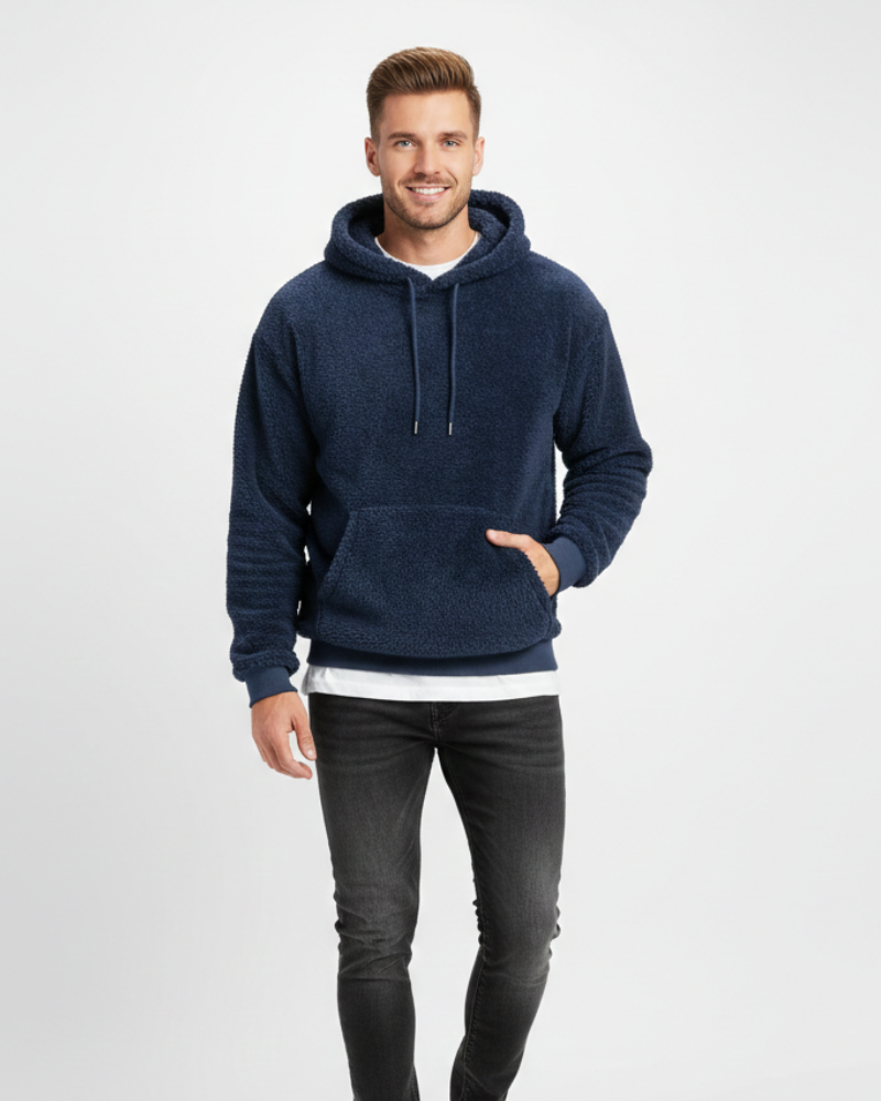 Felpa con Cappuccio Kila Fluffy Unisex – Felpa Ultra Morbida, Leggera e Calda con Tasca a Marsupio