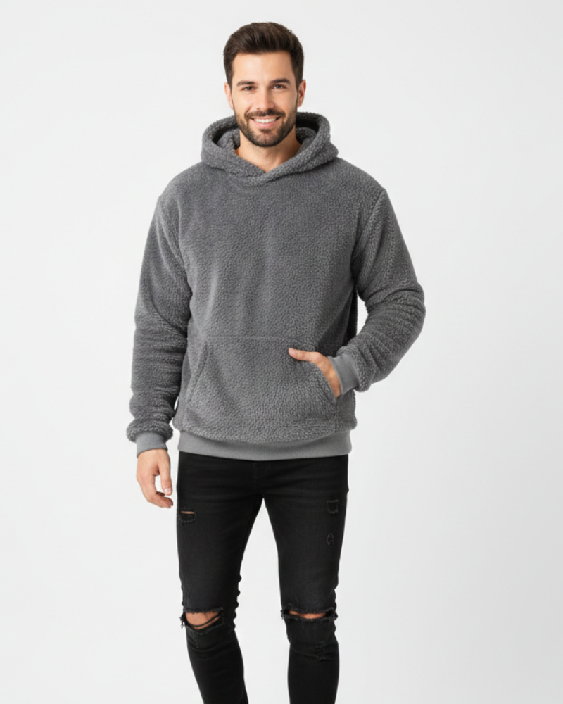 Felpa con Cappuccio Kila Fluffy Unisex – Felpa Ultra Morbida, Leggera e Calda con Tasca a Marsupio